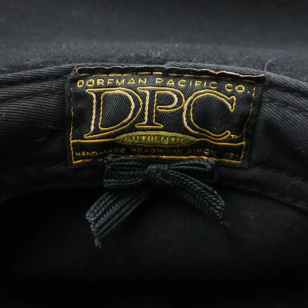 Vintage DPC Dorfman Pacific Co Mens Size 6 5/8 Cowboy Hat Wool Black 20.75